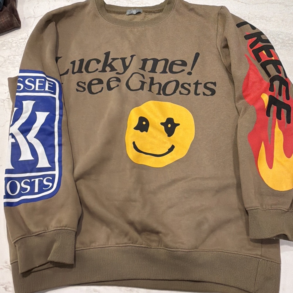 Kids See Ghosts Kanye West Style Crew Size XXL CPFM Kid Cudi camp flog